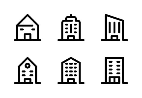 Buildings Icons By Aquariid Building Icon Building Simple Building