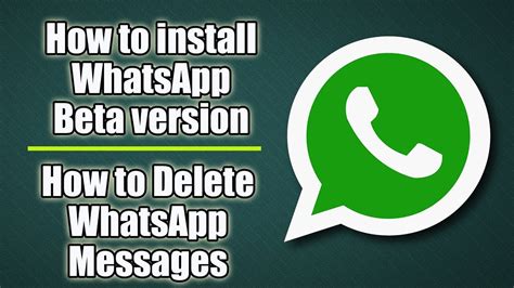 How To Install Whatsapp Beta Version In This Video I Am Explaining