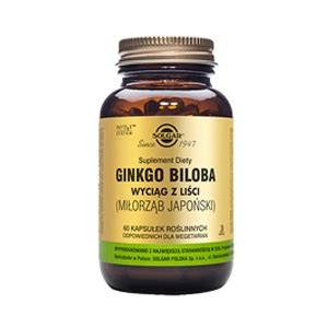 Solgar Японский гинкго, 60 капсул Сольгар