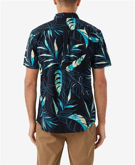 Oneill Mens Oasis Standard Fit Botanical Print Button Down Shirt Macys