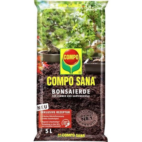 Compo 1160212004 Sana Terreau bonsaï 5 l78 Cdiscount Jardin