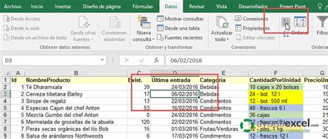 Ordenar Datos Para Principiantes Ayuda Excel