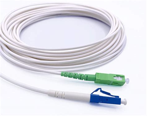 Elfcam Cable A Fibre Optique Sc Apc A Lc Upc Monomode Simplex