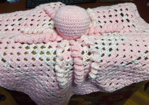 Crochet Baby Blanket Turtle Lovey Blanket Crochet Toy