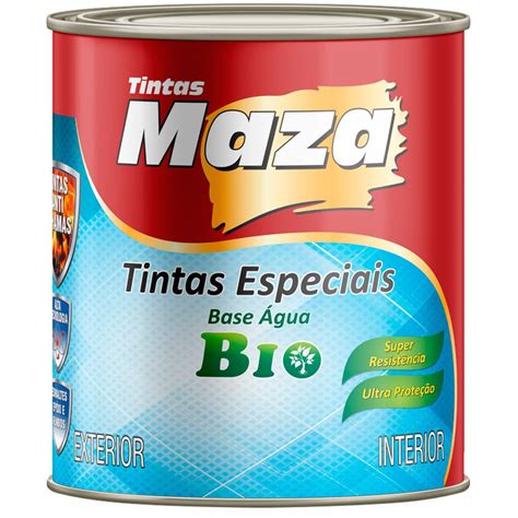 Tinta Esmalte Base Água Acetinado Branco 900ml MAZA 10786