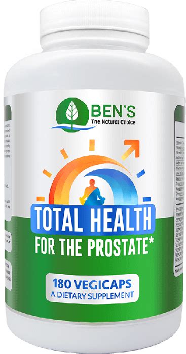 Bens Total Health For The Prostate Vegicaps Prostate Health Mens