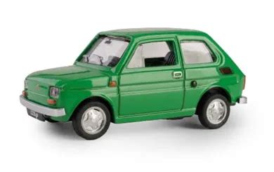 Daffi Kolekcja PRL Fiat 126p Pojazd Model Metalowy 1 43 Zielony