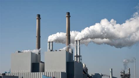 Coal Power Plant Emission Stock Image Image Of Smog