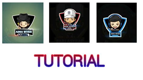 TUTORIAL Cara Membuat Logo Avatar Gaming Di Android YouTube