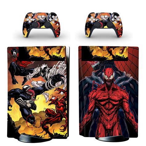 Venom PS5 Skin Sticker For PlayStation 5 And Controllers Design 2 ...