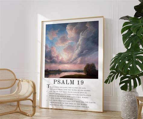 Psalm Wall Art PRINTABLE Bible Verse Wall Art For Framing Etsy