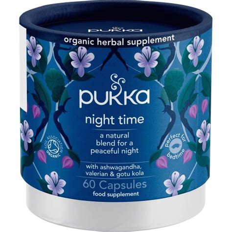 Pukka Herbs Night Time Supplement Capsules Compare Prices