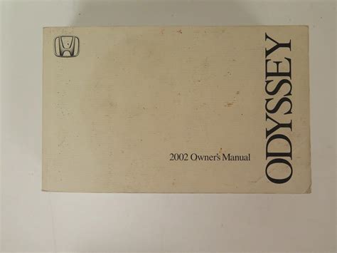 2002 Honda Odyssey Owners Manual Honda Motors Amazon Es Libros