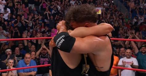 MJF And Adam Cole Hug It Out After Losing AEW World Tag Team Title