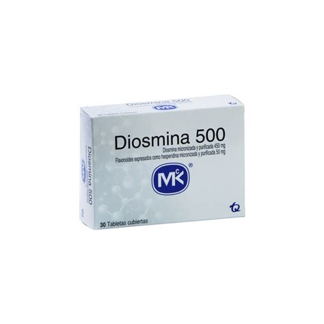 Diosmina 500mg Mk 30 Tabletas Drogas Exito