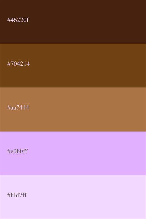 Sepia Color Palette Codes Combinations