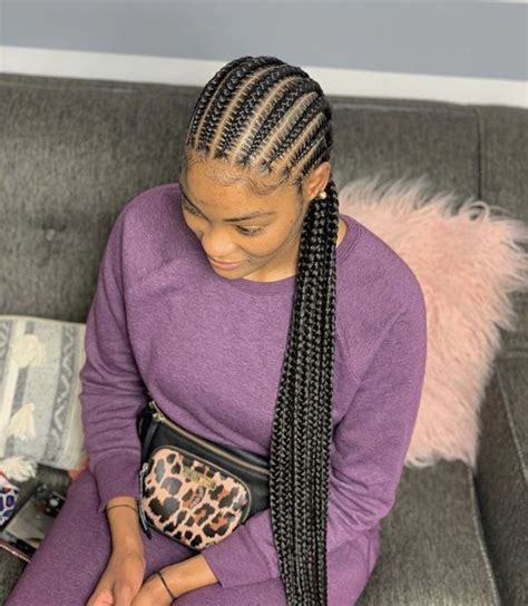 𝙋𝙄𝙉 𝙪𝙧𝙗𝙖𝙣𝙗𝙧𝙖𝙩𝙩𝙞𝙚 ૮₍˃̵֊ ˂̵ ₎ა Cornrow Hairstyles Cool Braid