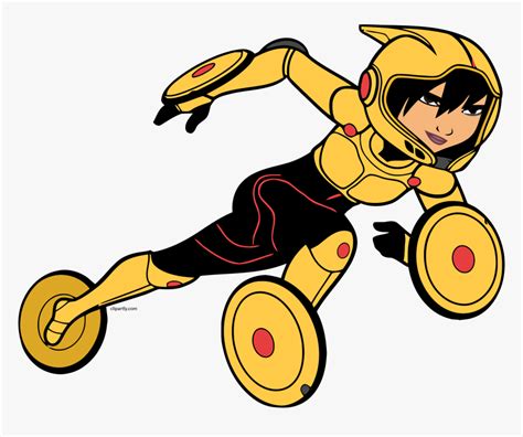 Gogo Tomago Run Png Clipart Gogo Big Hero 6 Colouring Pages