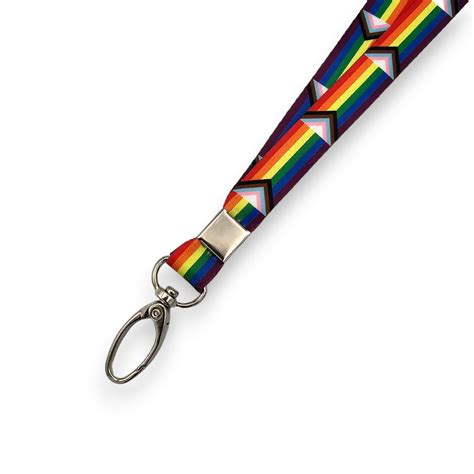 15mm Progress Pride Lanyard The Lanyard Shop