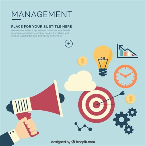 Management background | Free Vector