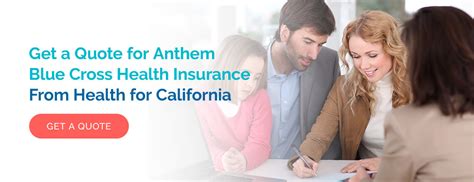 Anthem Blue Cross Health Insurance Coverage Health For Ca