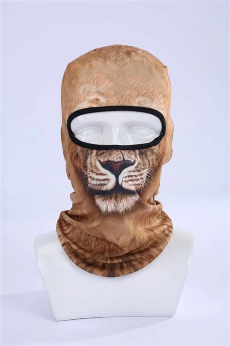 Hot Sale 2017 Cool 3d Animal Ski Hood Hat Veil Balaclava Full Face