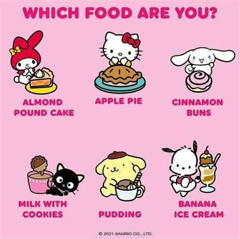 A Pink Poster With Different Types Of Food And Words That Say Which