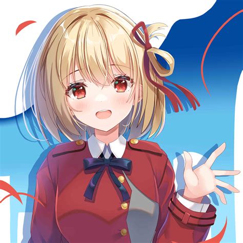 nishikigi chisato lycoris recoil image  mikan usaki