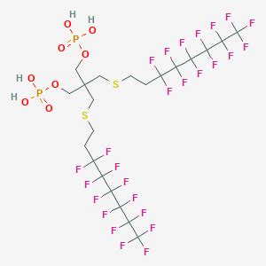 [2-(Phosphonooxymethyl)-3-(3,3,4,4,5,5,6,6,7,7,8,8,8-tridecafluorooctylsulfanyl)-2-(3,3,4,4,5,5 ...