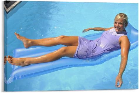 Lara Gut En Bikini S S Pinup Painting By Hagan In Johnny C S