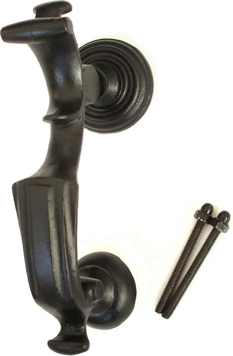 Castelion Black Cast Iron Doctors Door Knocker High Quality