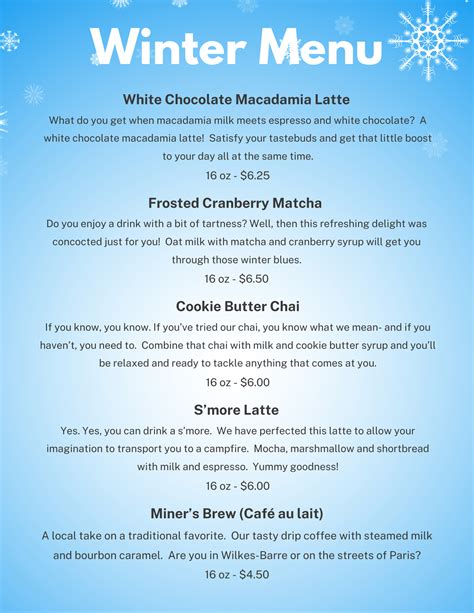 Indulge in Abide Coffeehouse's Enchanting Winter Menu