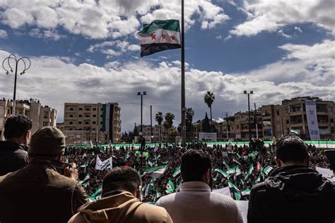 Thousands In Syrias Northwest Mark Years Since Uprising