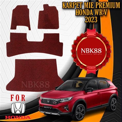 Jual Karpet Mobil New Honda Wrv Wr V Full Set Bagasi Mie Bihun Premium