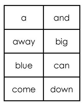 Dolch Sight Words And Nouns Flash Cards By Lizzie S Lessons Tpt