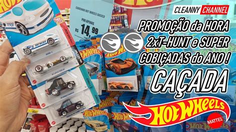 CAÇADA HOT WHEELS PROMOÇÃO TOP xT HUNT e MAIS PT BR Cleanny channel YouTube