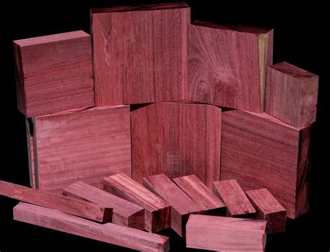 Exotic Wood Purpleheart Or Amarynth Is A Brilliantly Colored Hardwood