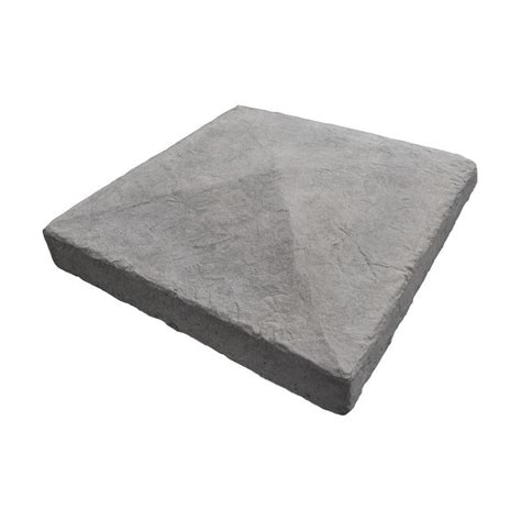 Shop M Rock 6x6 Pyramid Post Cap Gray Column Cap Stone Veneer Trim At