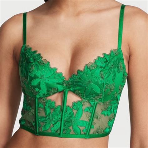 Victorias Secret Tops Victorias Secret Very Sexy Green Ziggy Glam