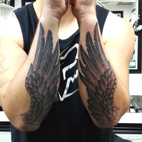 Awesome Wings Tattoos On Arm