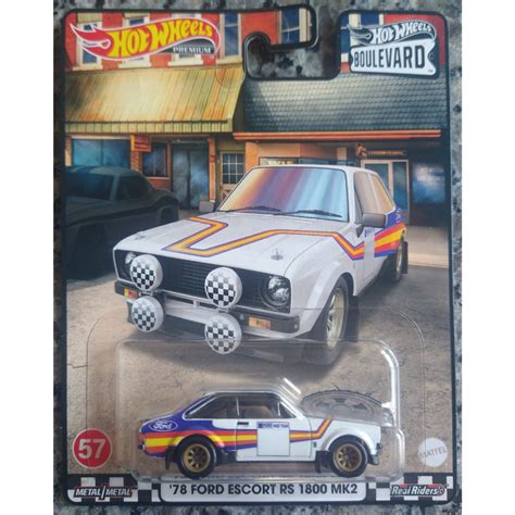 Hot Wheels Linha Premium Boulevard Ford Escort Rs Mk Shopee Brasil
