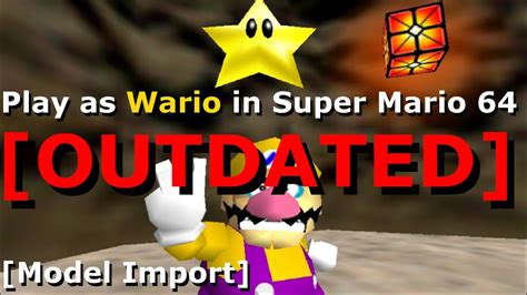 Play As Wario In Super Mario 64 [model Import] Youtube