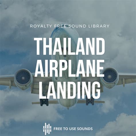 Airplane Landing Sound Effects Chiang Mai | freetousesounds