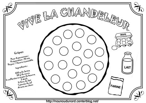 Coloriages Crepes Chandeleur