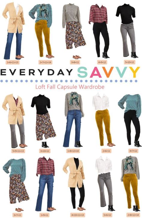 Loft Capsule Wardrobe For Fall Everyday Savvy