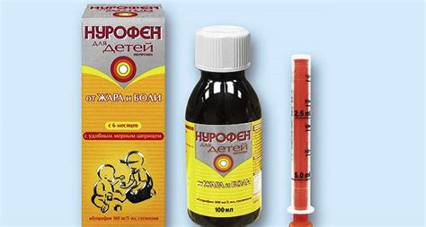 Нурофен сироп для дітей — Zdorovia