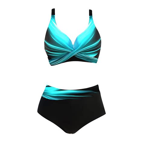 Jjhgvb Bikini Sets Bathing Suit Women S Summer Solid V Neck Cutout Paneled Bikini Set Womens