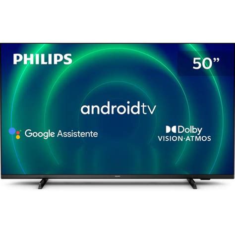 Smart TV 50 4K UHD D LED Philips 50PUG7406 78 Android Wi Fi