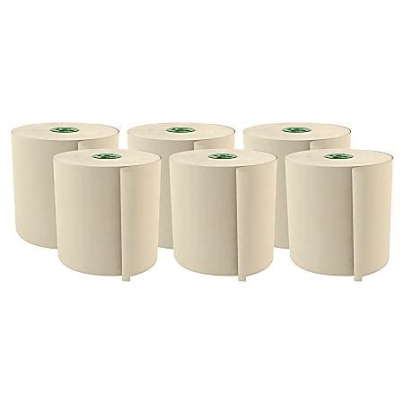 Cascades For Tandem 1 Ply Paper Towels 100percent Recycled Ivory 775