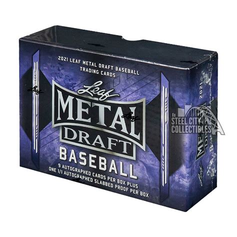 Leaf Metal Draft Baseball Jumbo Box Steel City Collectibles